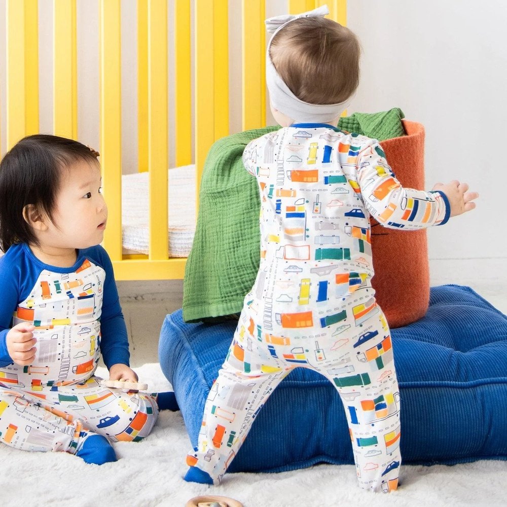 Magnetic Me Traffic Jammies Modal Magnetic Footie