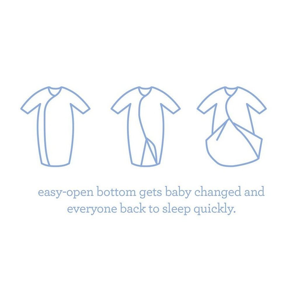Magnificent Baby Auto Bon Cotton Infant Gown & Hat Set