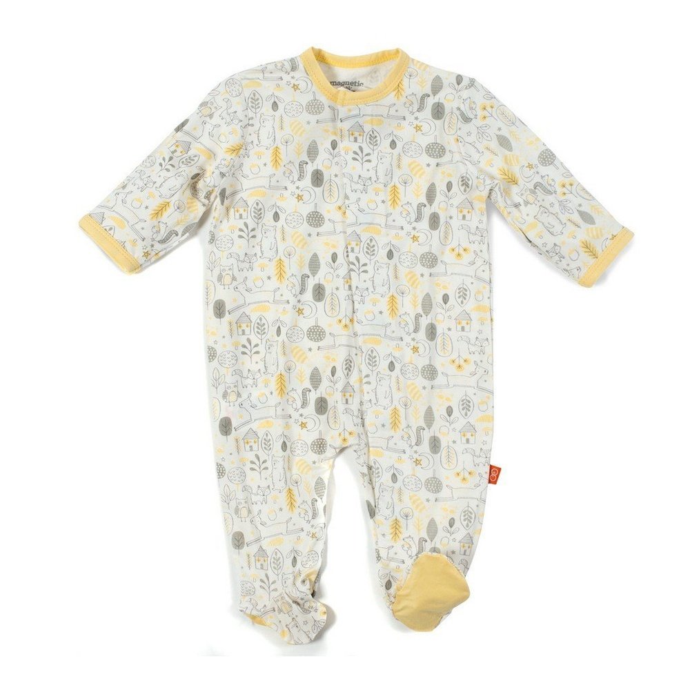 Magnetic Me Yellow Into the Woods Modal Footie