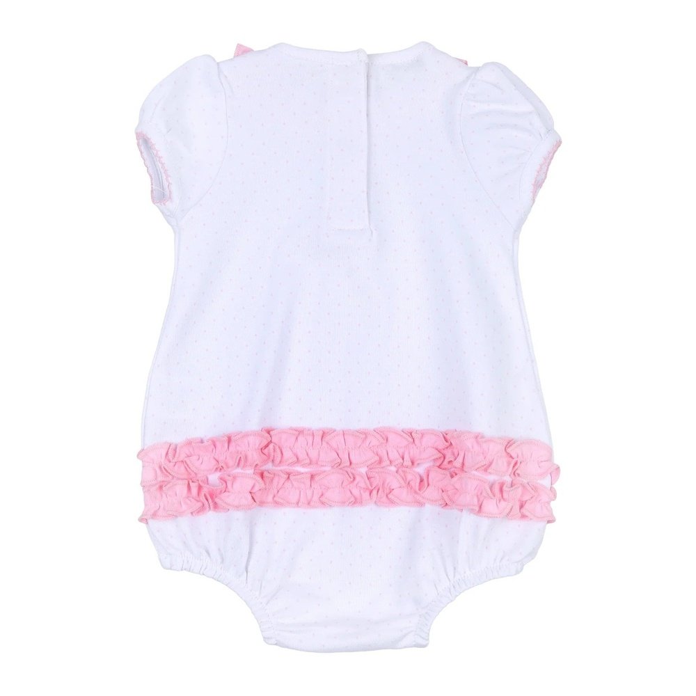 Magnolia Baby Apparel Magnolia Baby Annalise's Classics Embroidered Ruffle Flutters Bubble