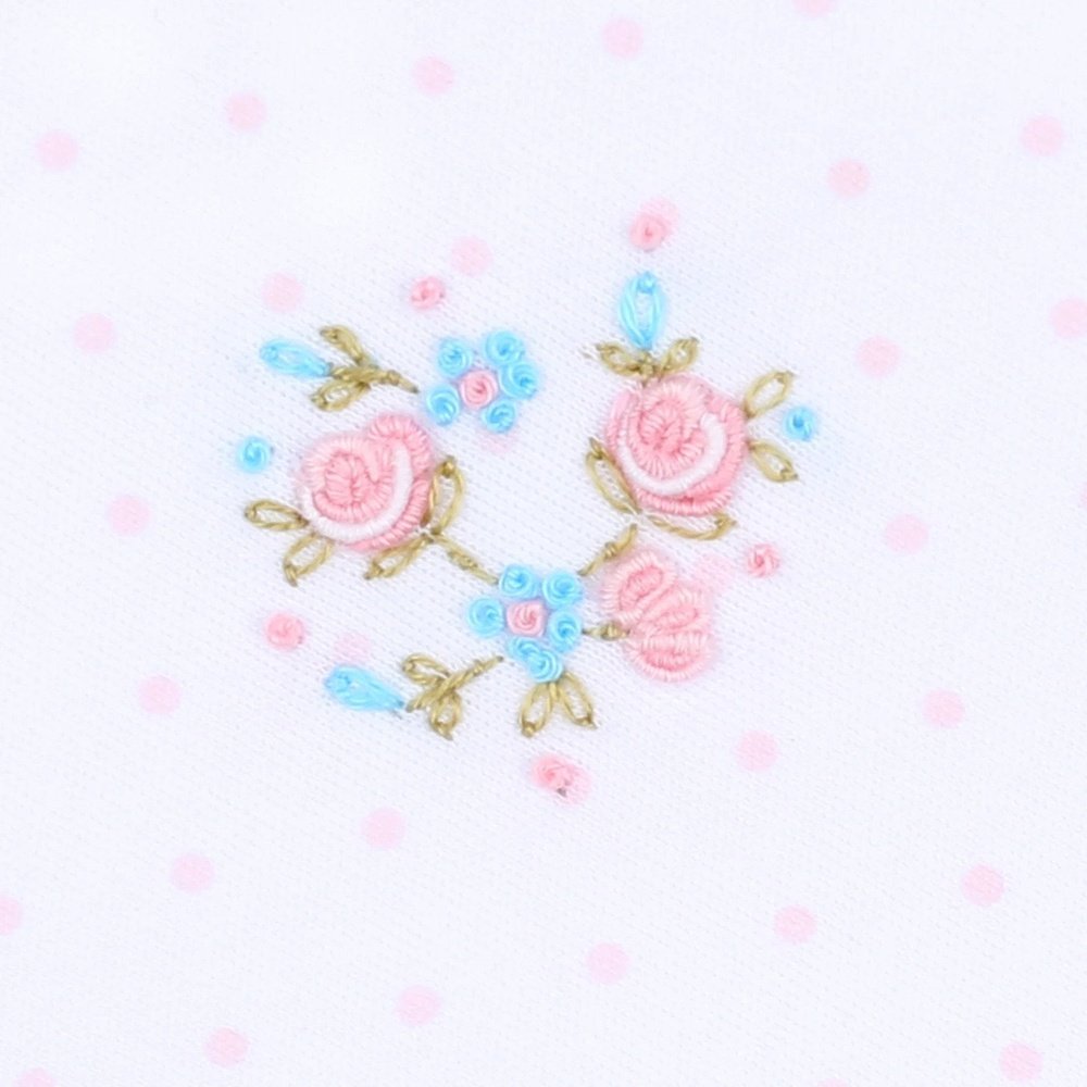 Magnolia Baby Apparel Magnolia Baby Annalise's Classics Embroidered Ruffle Flutters Bubble
