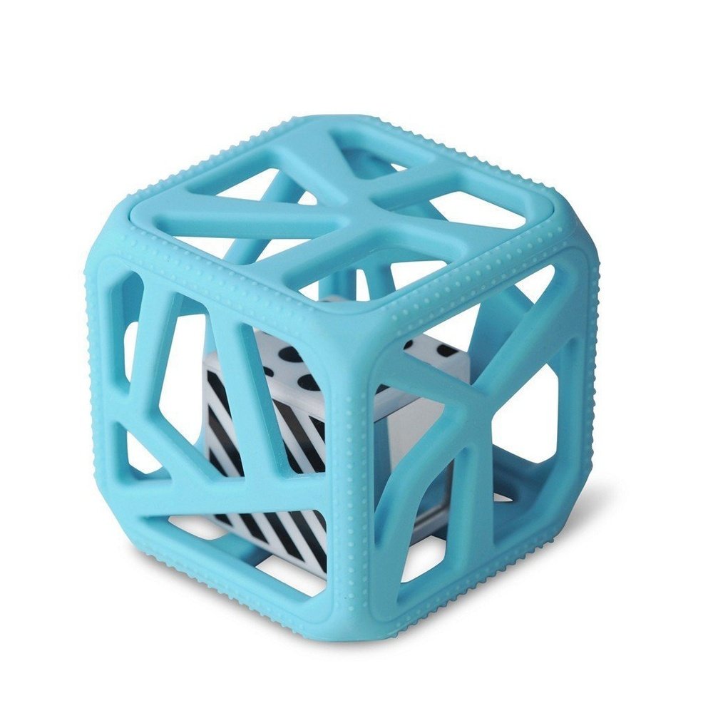 Malarkey Kids Chew Cube Silicone Rattle Teether