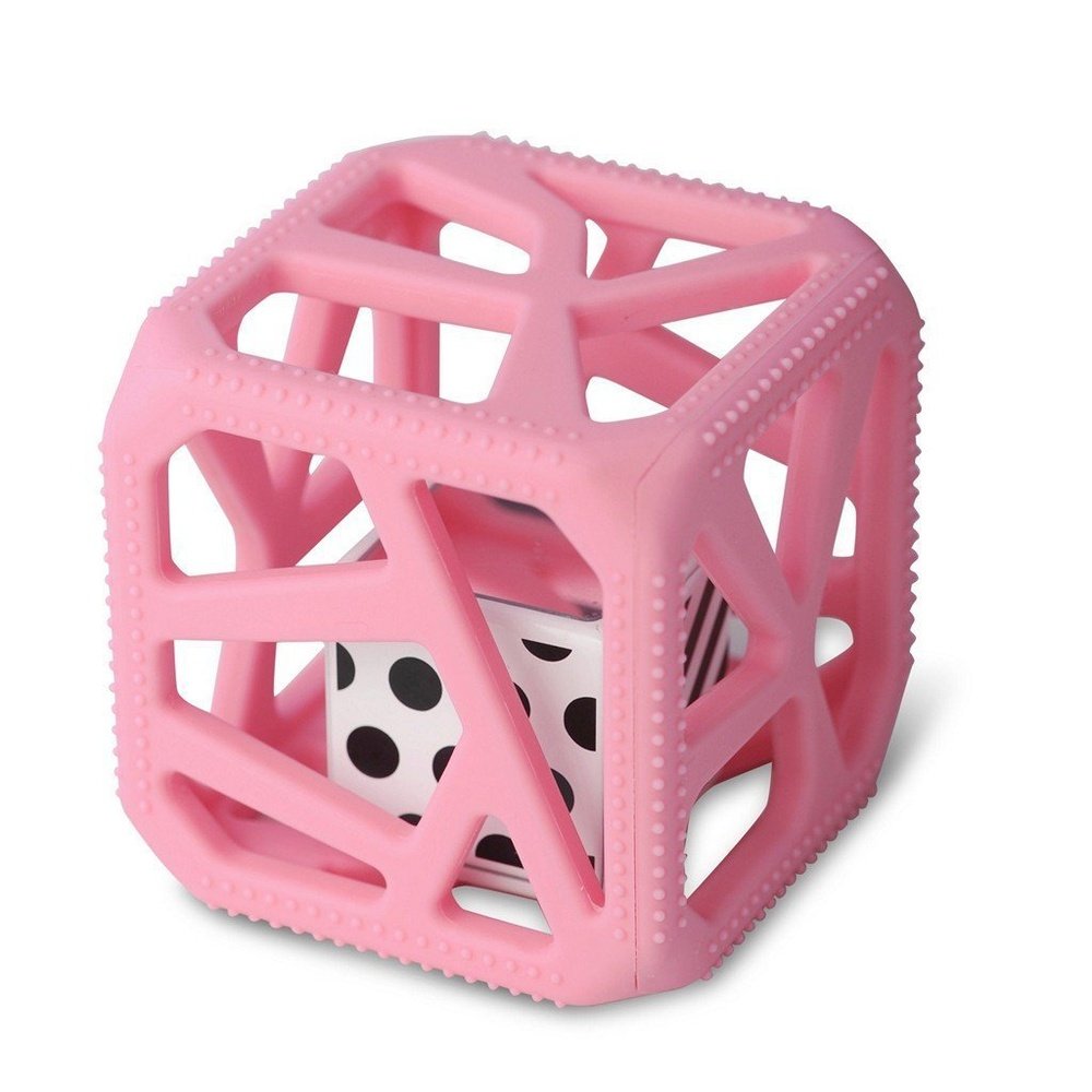 Malarkey Kids Chew Cube Silicone Rattle Teether