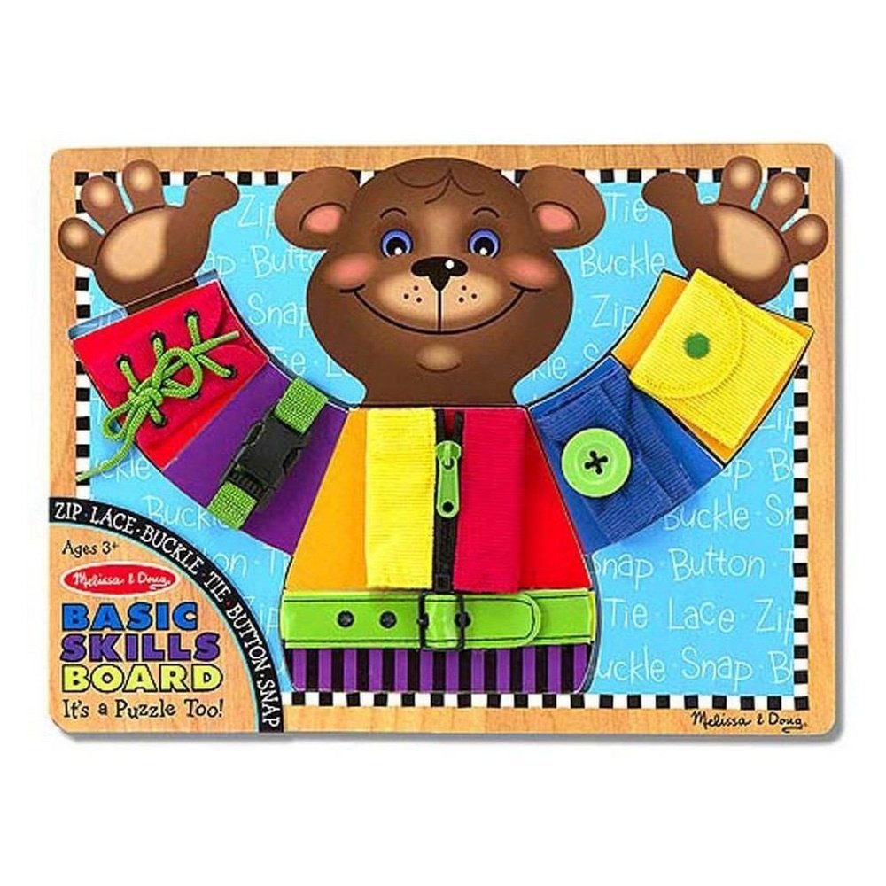 Melissa & Doug Basic Skills Board Developmental Toy
