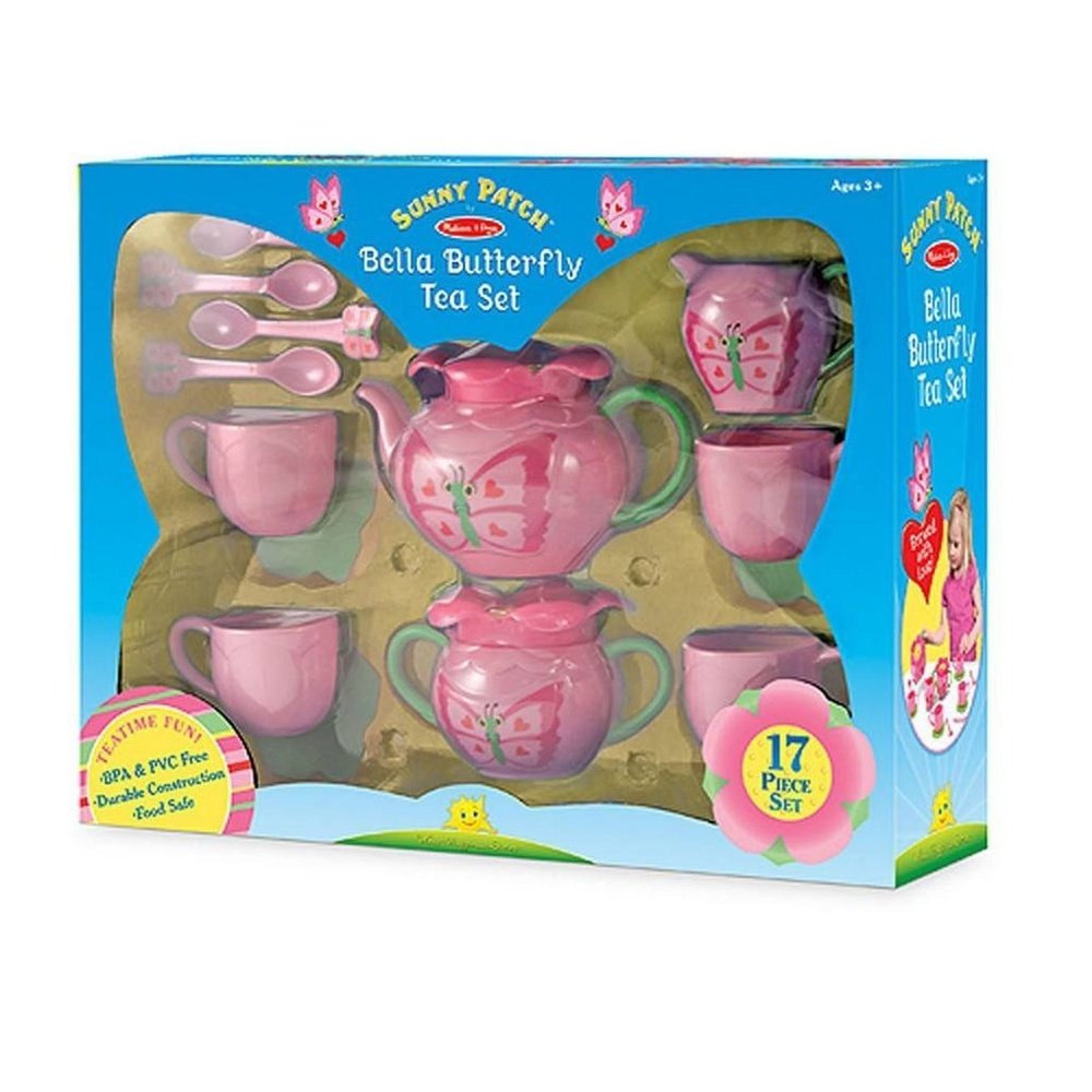 Melissa & Doug Bella Butterfly Tea Set