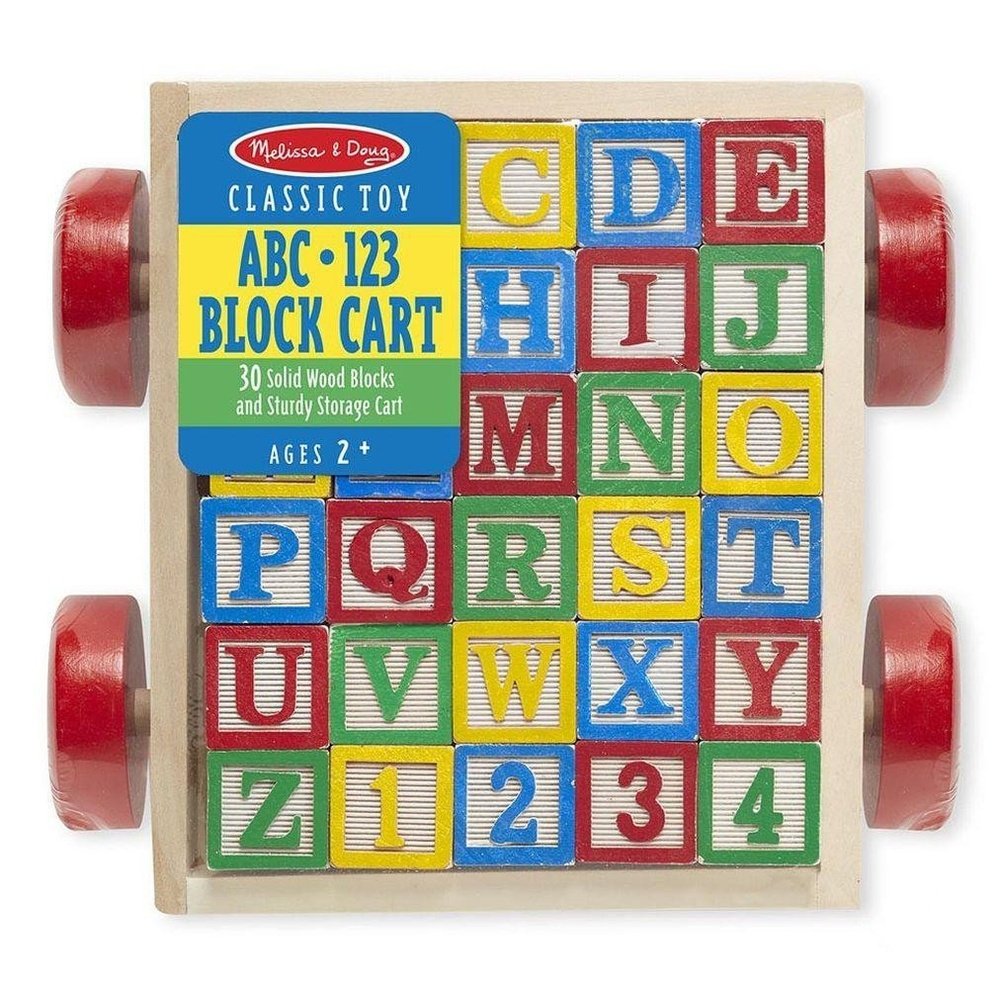 Melissa & Doug Classic ABC Blocks In Cart – Babysupermarket