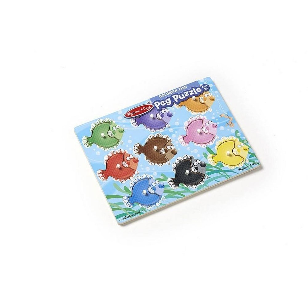 Melissa & Doug Colorful Fish Peg Puzzle