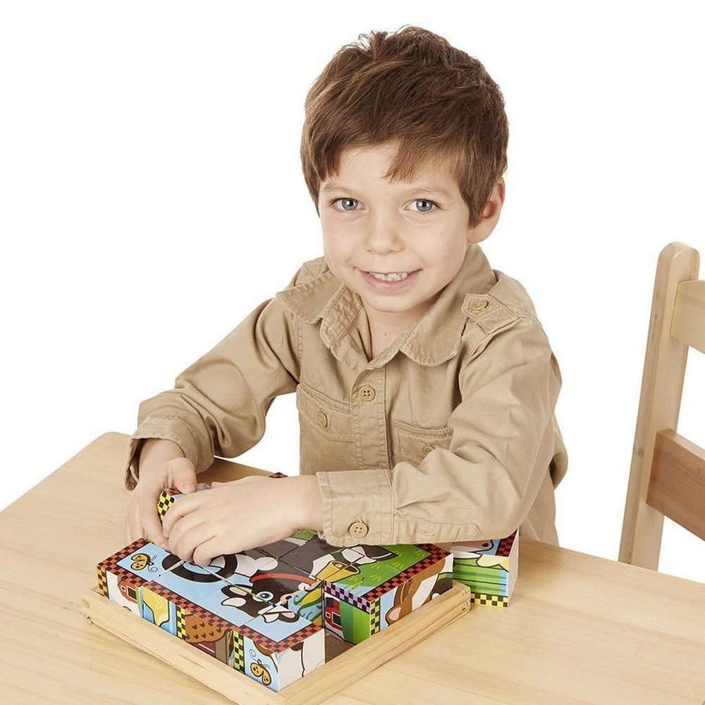 Melissa & Doug Farm Cube Puzzle