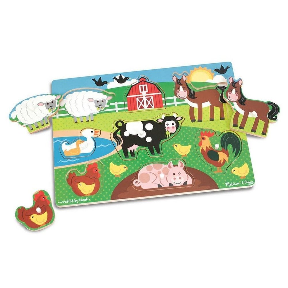 Melissa & Doug Farm Peg Puzzle