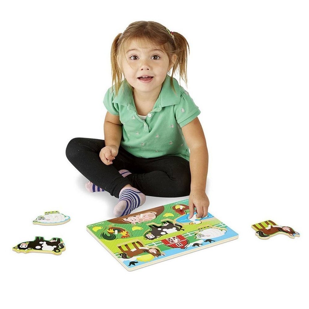 Melissa & Doug Farm Peg Puzzle