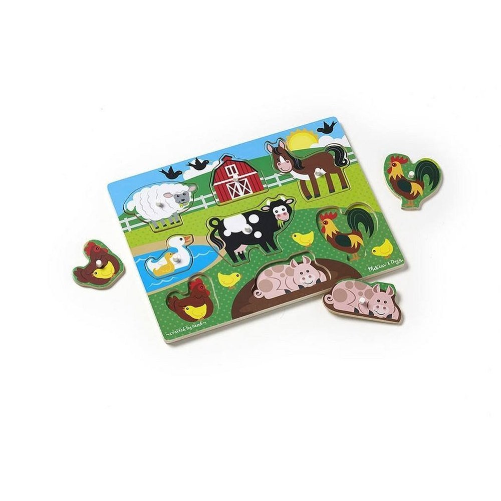 Melissa & Doug Farm Peg Puzzle