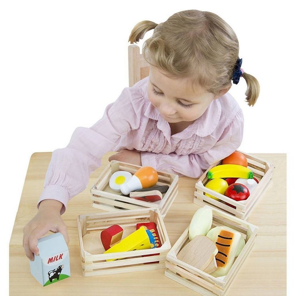 Melissa & Doug Food Groups Wooden Play Food