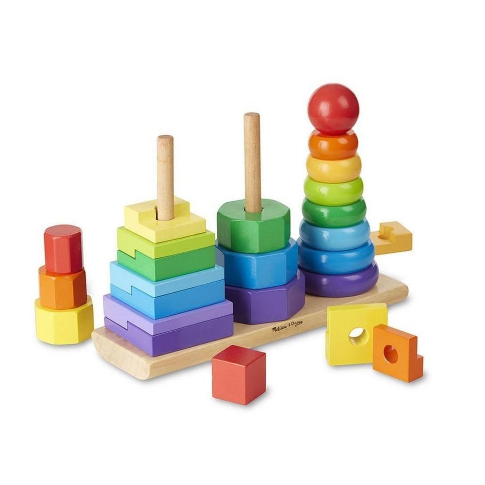 Melissa & Doug Geometric Stacker Toy