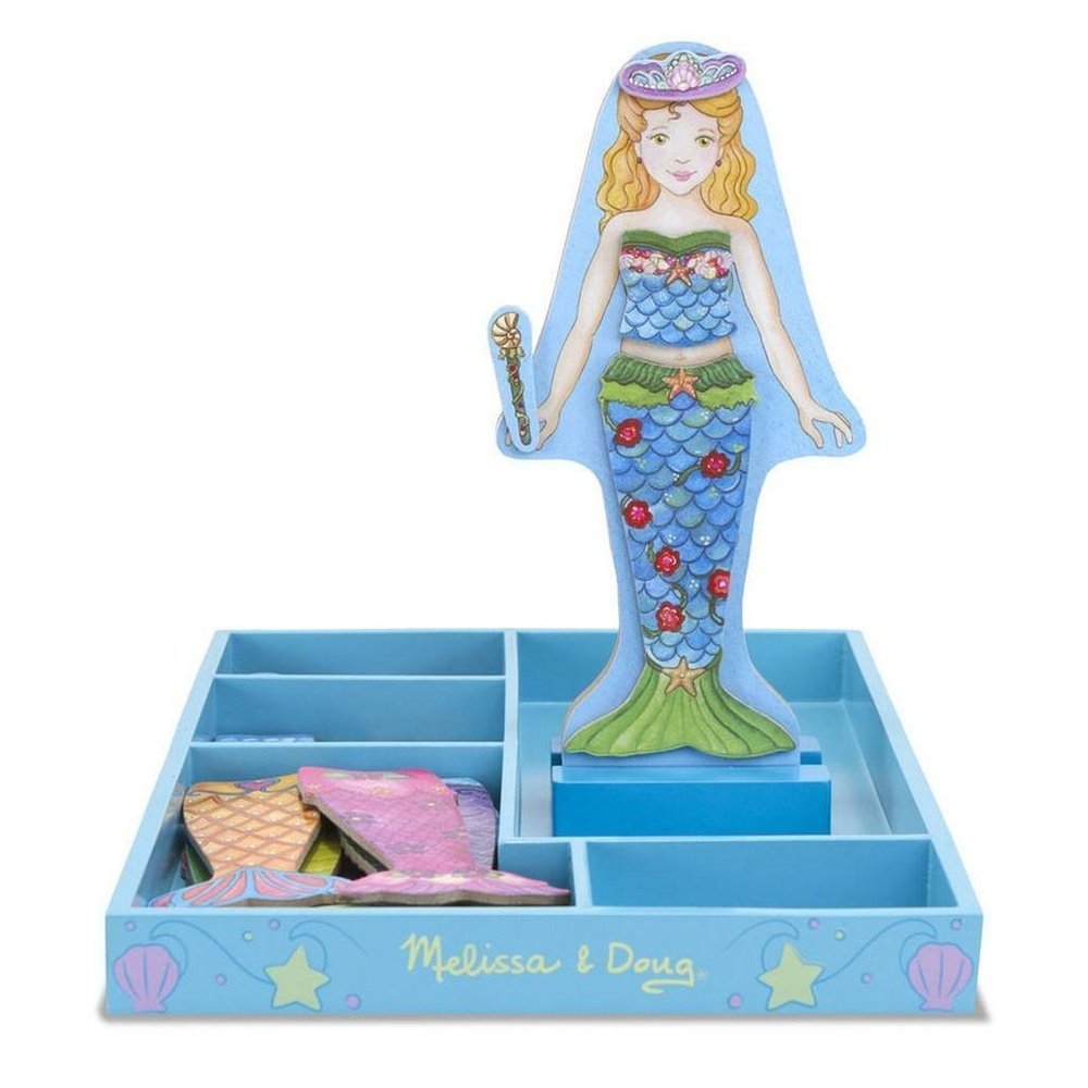 Melissa & Doug Merry Mermaid Magnetic Dress Up Set
