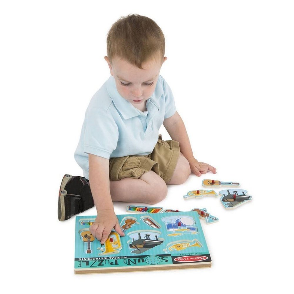 Melissa & Doug Musical Instruments Sound Puzzle
