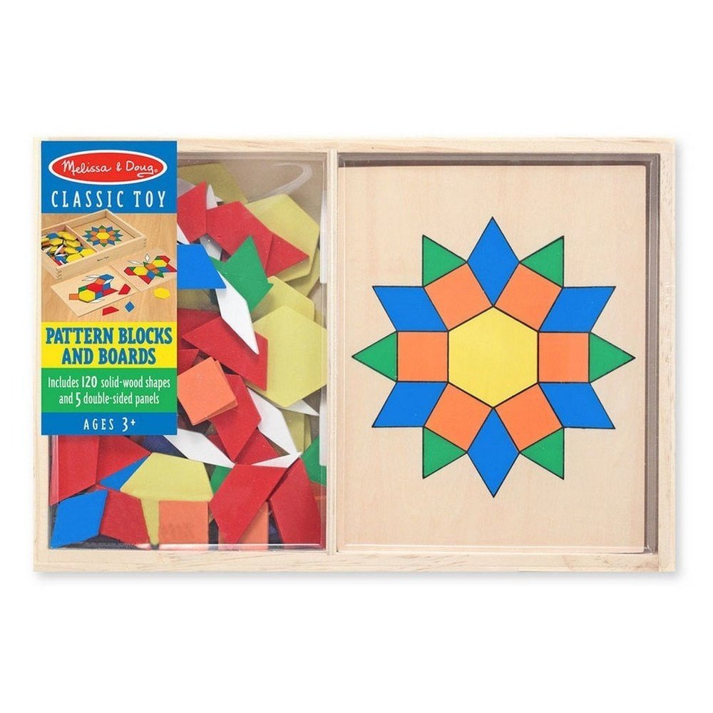 Melissa & Doug Pattern Blocks and Boards Toy