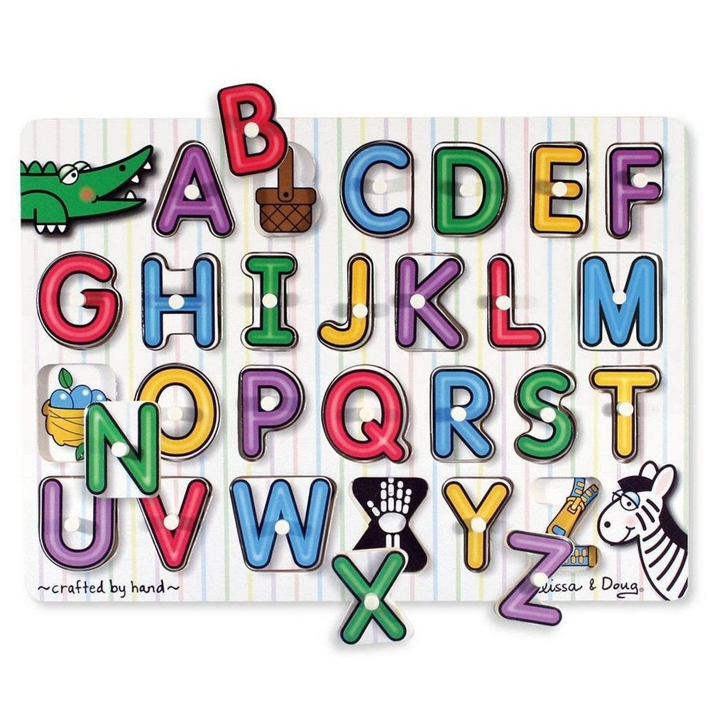 Melissa & Doug See Inside Alphabet Peg Puzzle