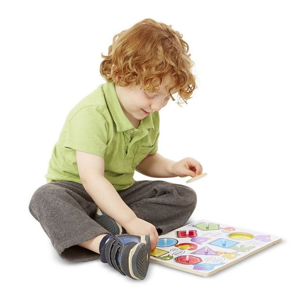Melissa & Doug Shapes Peg Puzzle