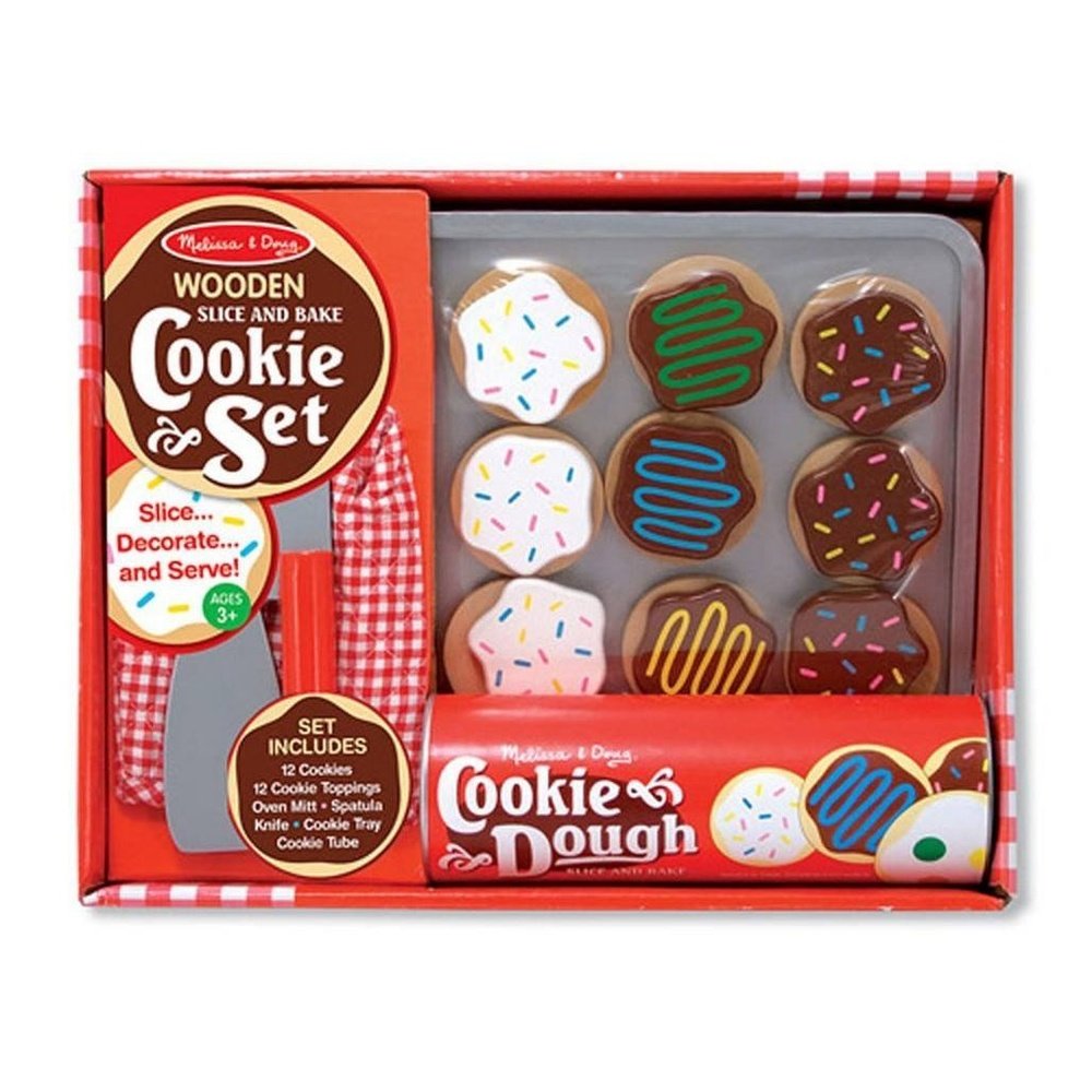Melissa & Doug Slice and Bake Cookie Set Wooden Play Food