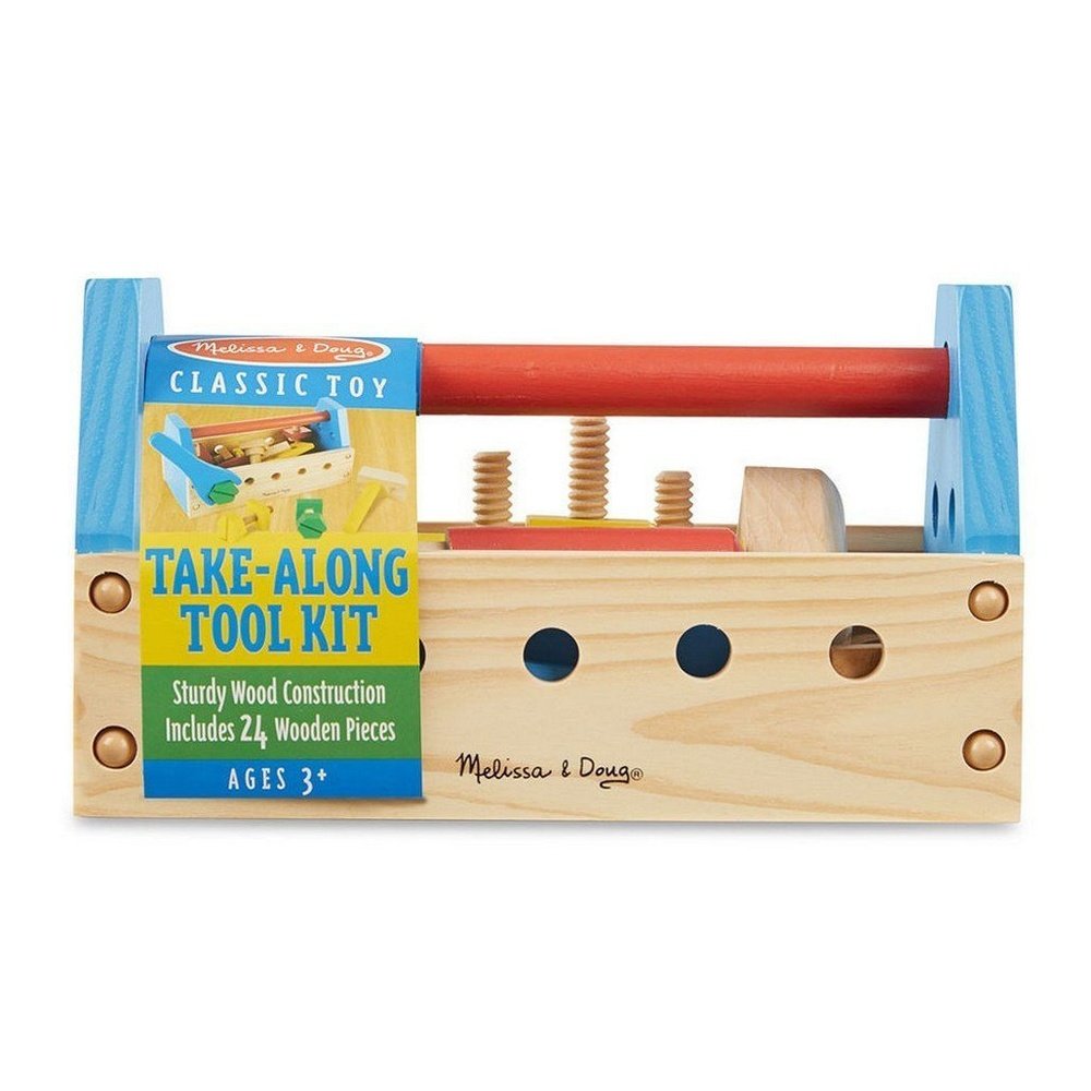 Melissa & Doug Take Along Wooden Play Tool Kit