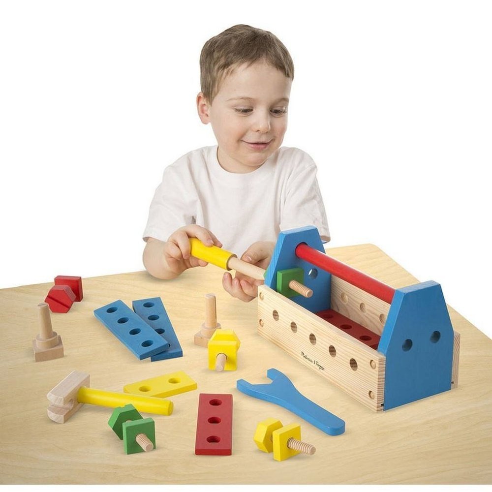 Melissa & Doug Take Along Wooden Play Tool Kit