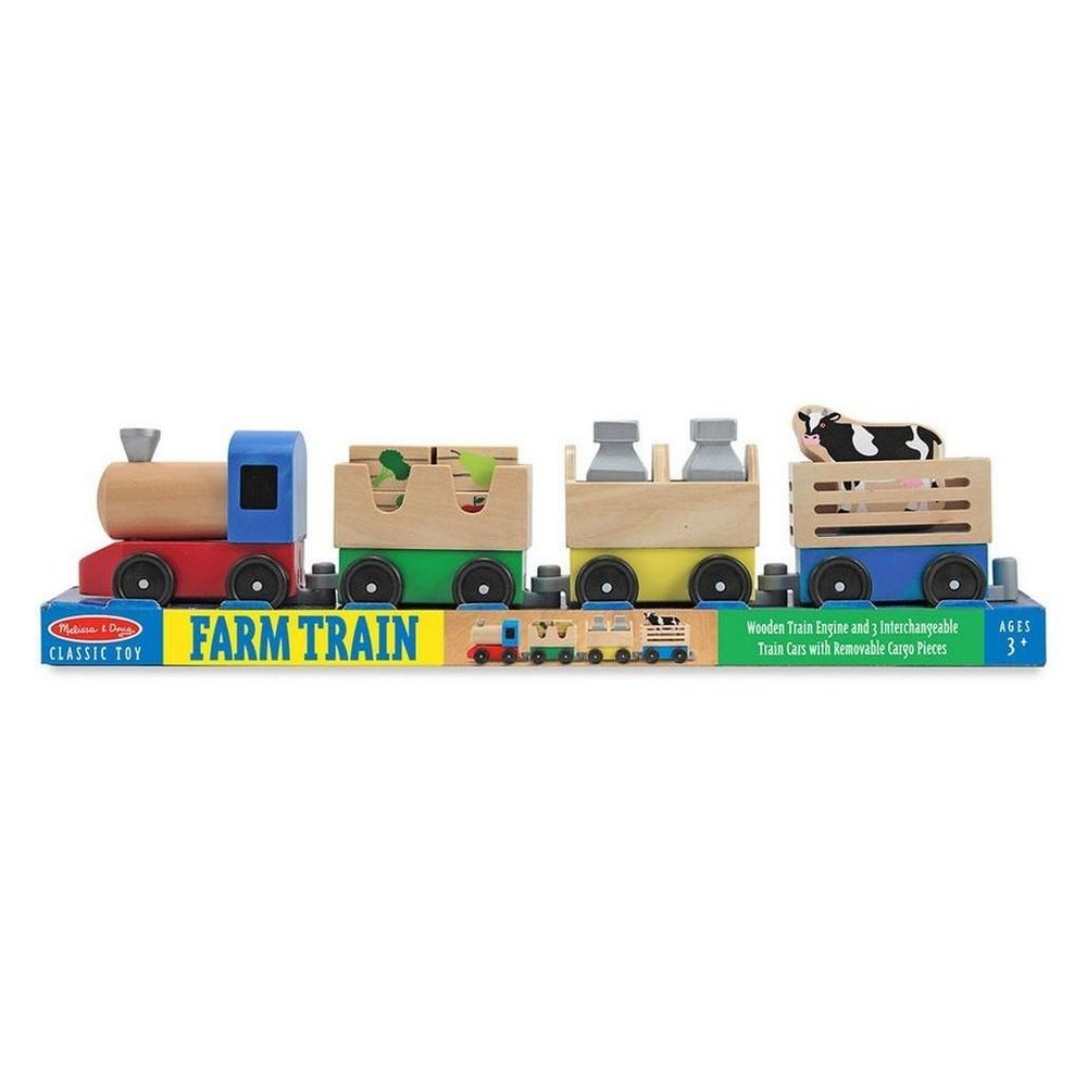 Melissa & Doug Wooden Farm Train