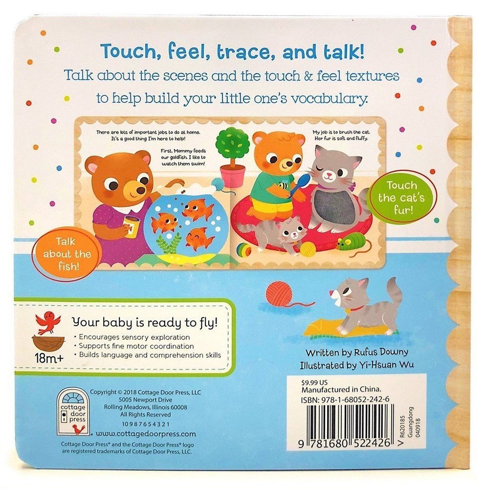 Mommy's Big Helper Touch and Feel Children's Book