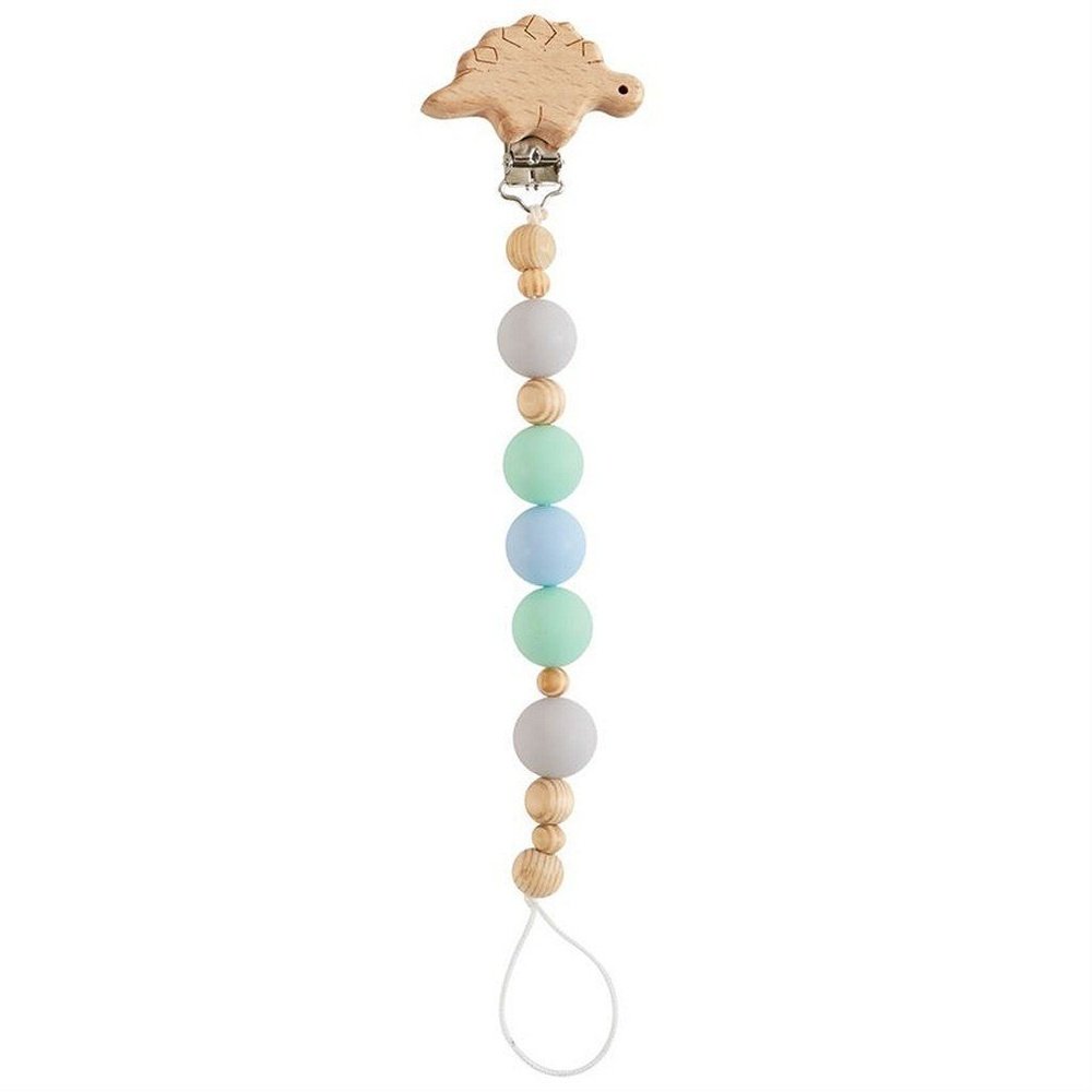 MUD PIE Beaded Wooden and Silicone Pacy Clip