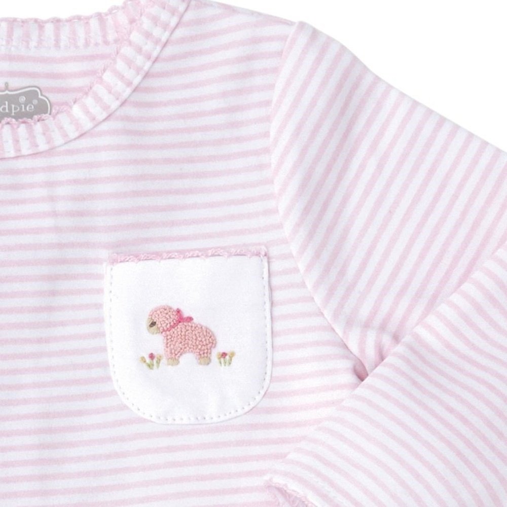 MUD PIE French Knot Lamb Sleeper