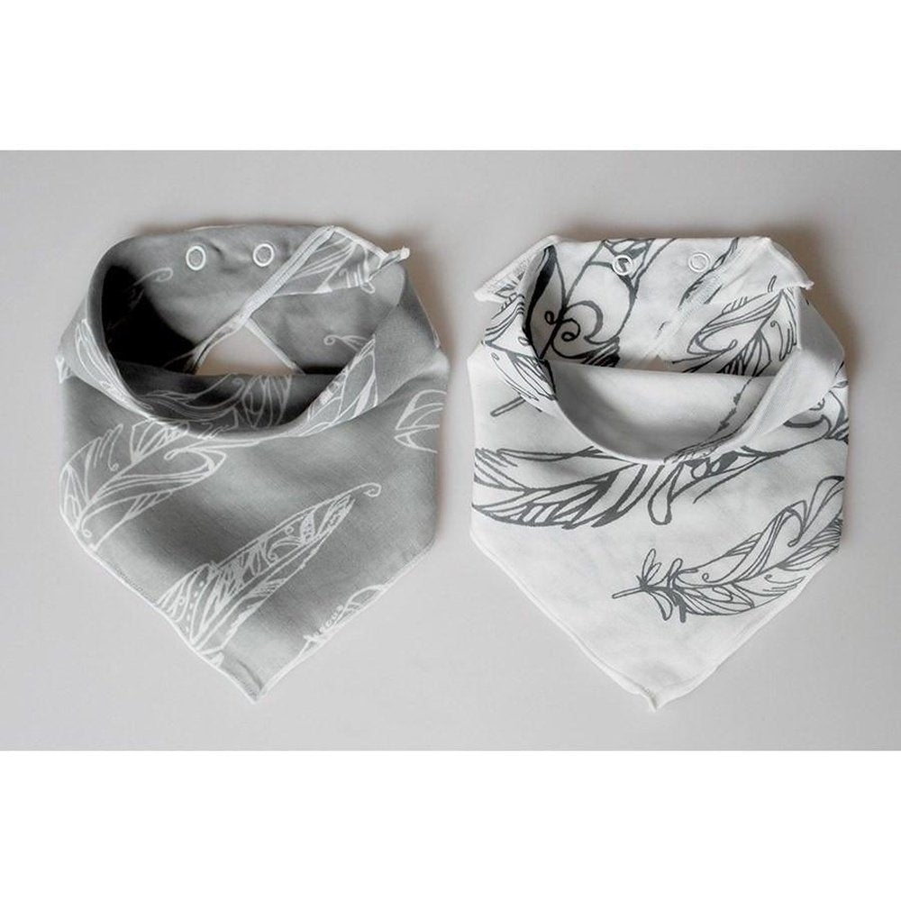Nest Designs Two Pack Banana Baby Bibs