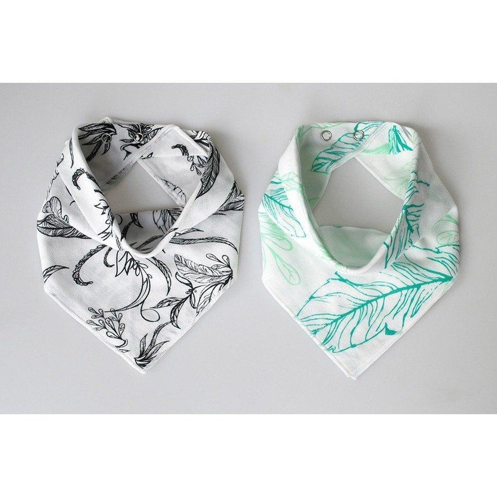 Nest Designs Two Pack Banana Baby Bibs
