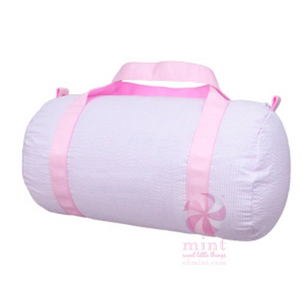 Oh Mint Seersucker Medium Duffel Bag