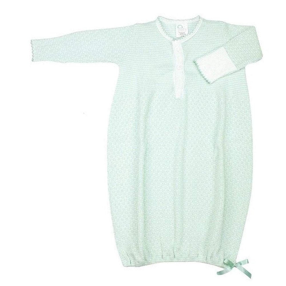 Paty Long Sleeve Solid Button Down Sack