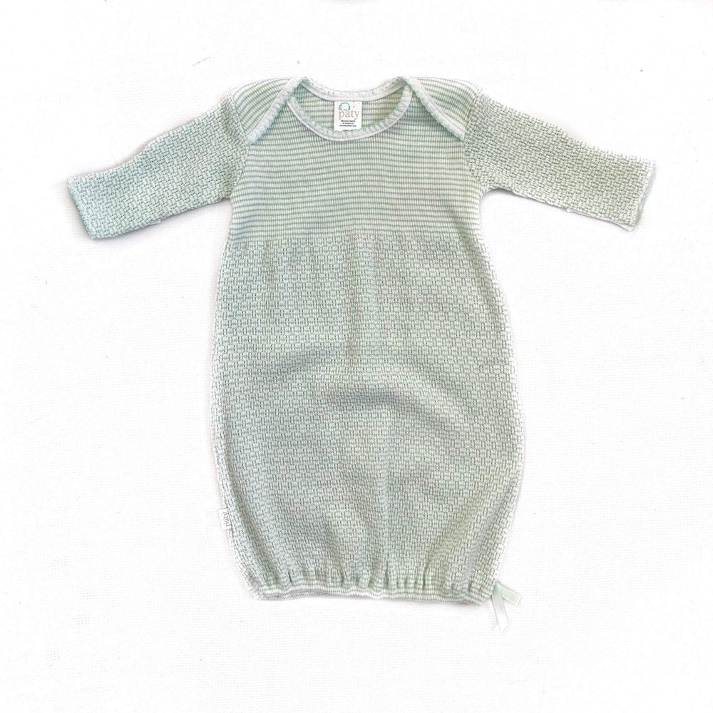 Paty Long Sleeve Solid Lap Shoulder Sack