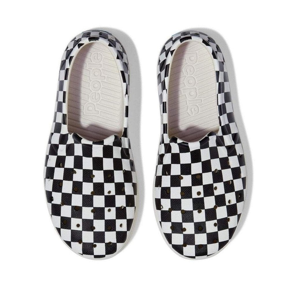 People Footwear The Slater Kids Checker: Picket White Graphic