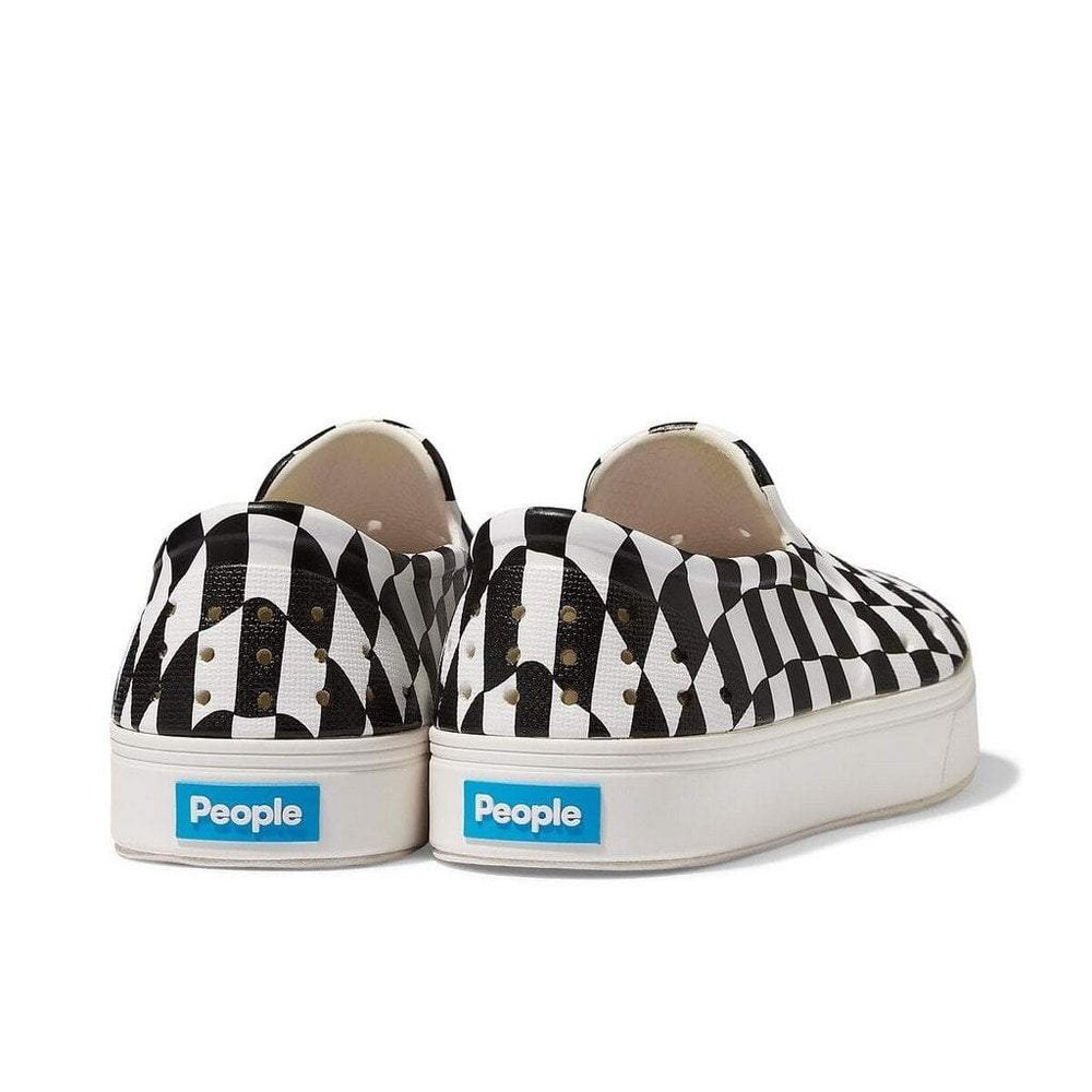 People Footwear The Slater Kids Checker: Picket White Graphic