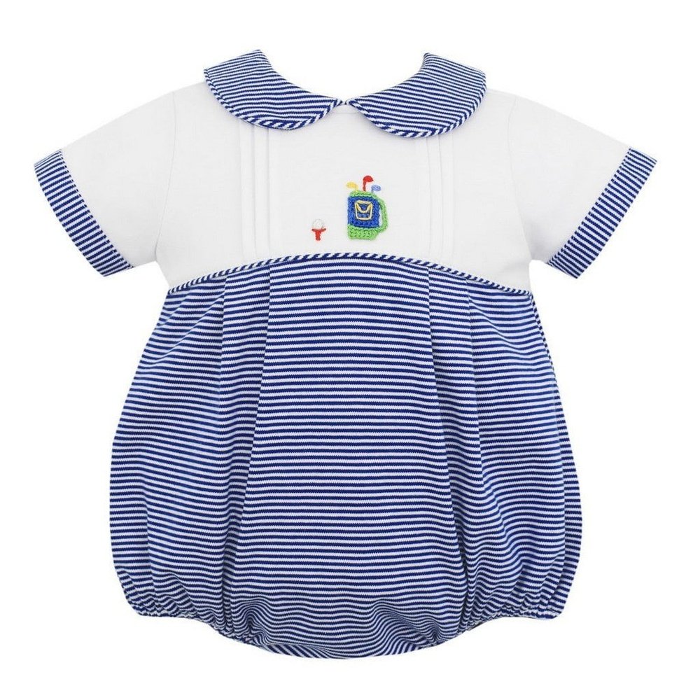 Petit Bebe Crochet Golf Knit Bubble