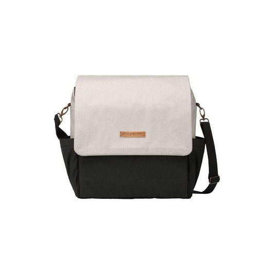 Petunia Pickle Bottom Abundance Boxy Diaper Bag Birch/Black