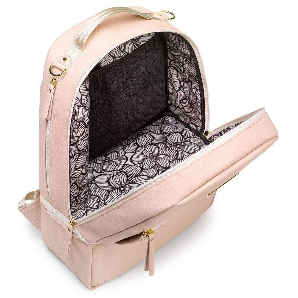 Petunia Pickle Bottom Axis Backpack Diaper Bag - Blush Leatherette