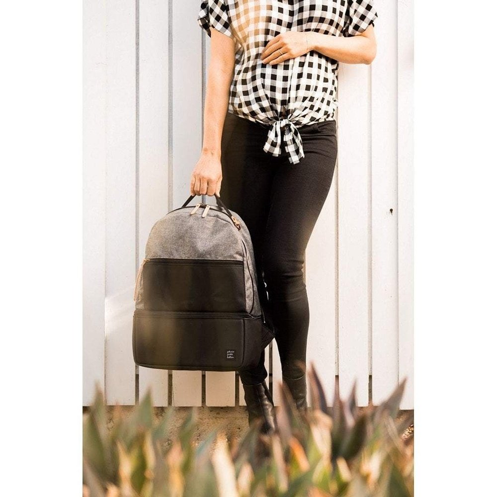 Petunia Pickle Bottom Axis Backpack Diaper Bag Graphite/Black