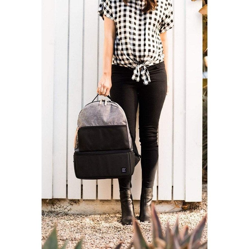 Petunia Pickle Bottom Axis Backpack Diaper Bag Graphite/Black
