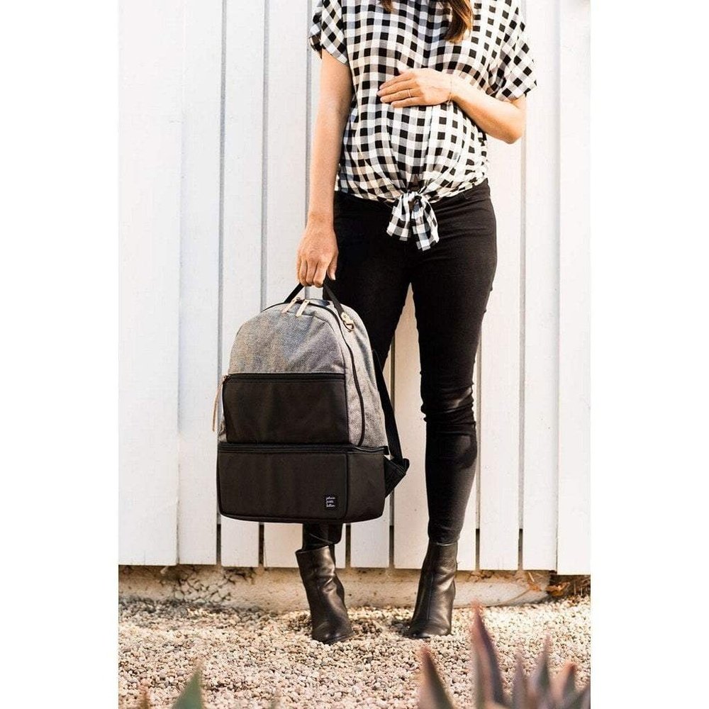 Petunia Pickle Bottom Axis Backpack Diaper Bag Graphite/Black