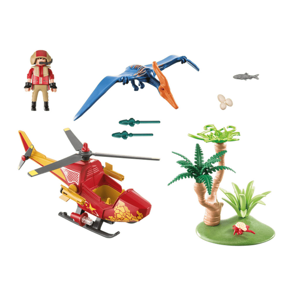 Playmobil Adventure Copter w/Pterdoactyl