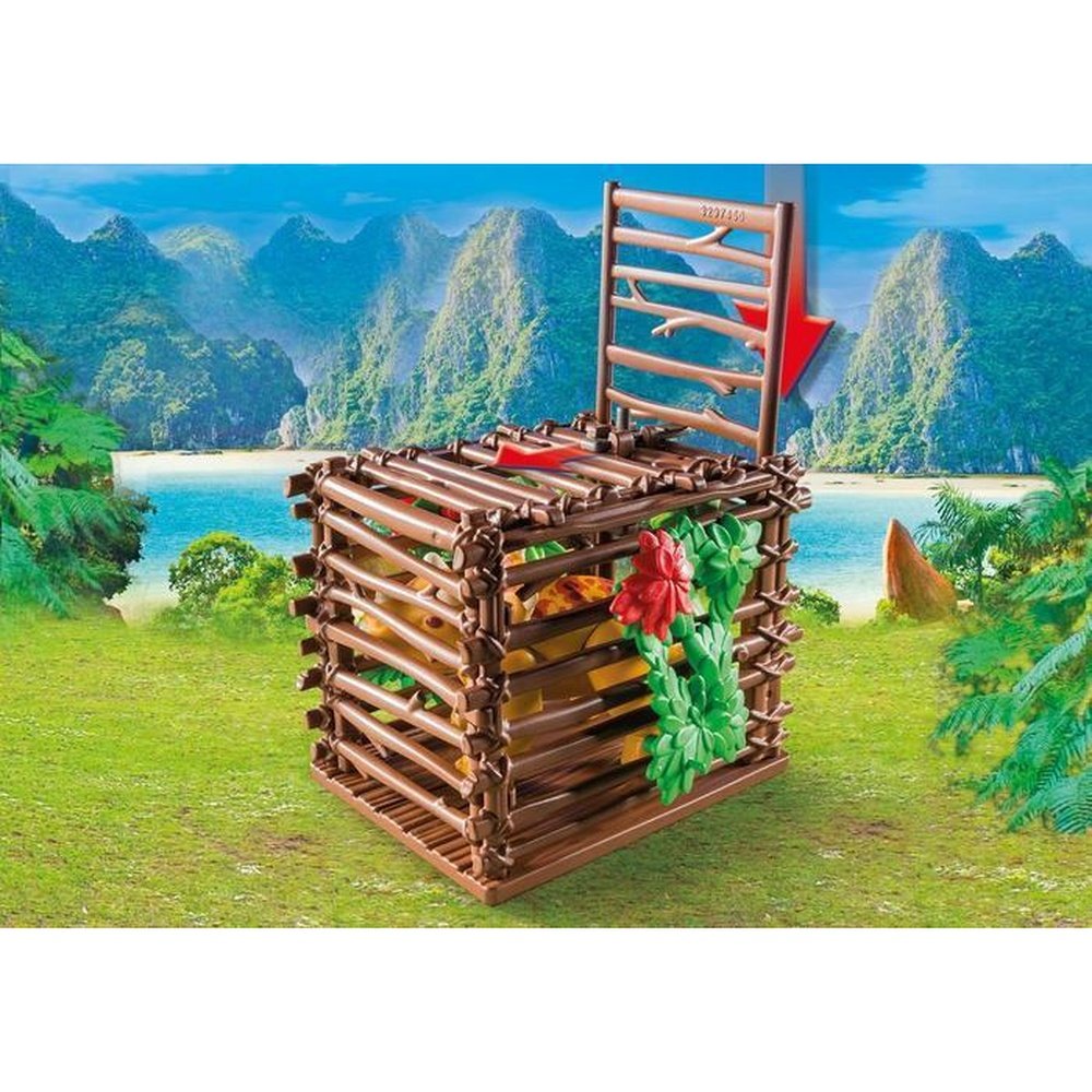 Playmobil Enemy Quad w/Triceratops