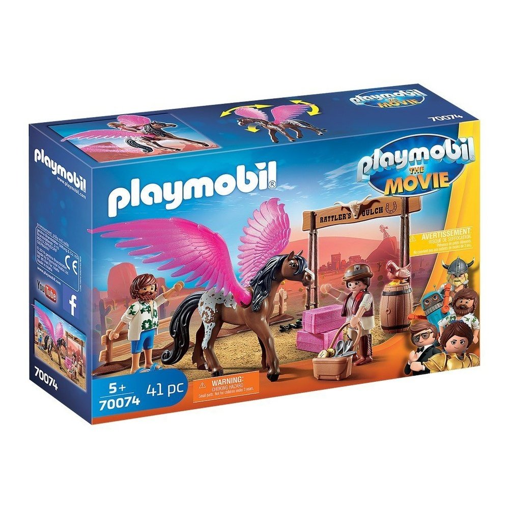 repulsion fornærme tolv Playmobil The Movie Marla and Del with Flying Horse 70074 – Babysupermarket