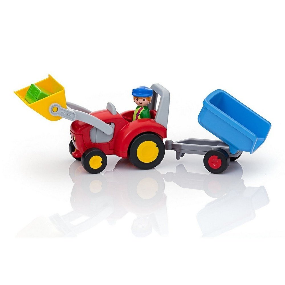 Playmobil Tractor with Trailer 6964