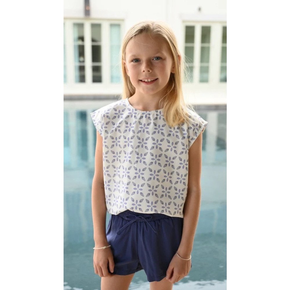 Pleat. Girls Remi Short
