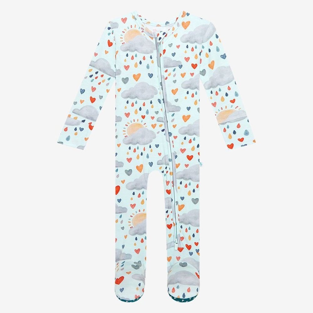 Posh Peanut Briella Footie Zipper One Piece