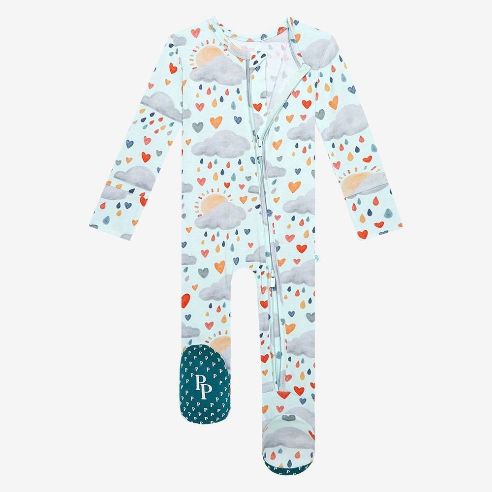 Posh Peanut Briella Footie Zipper One Piece