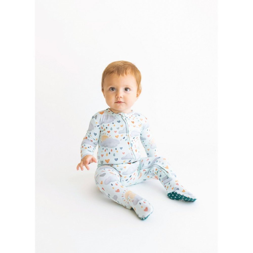 Posh Peanut Briella Footie Zipper One Piece